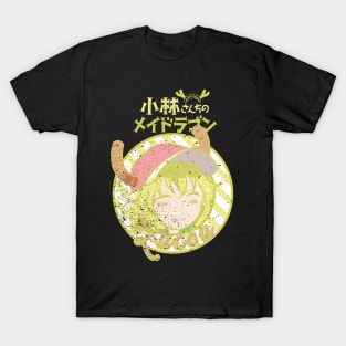 MISS KOBAYASHI'S DRAGON MAID: LUCOA (BLACK/GRUNGE) T-Shirt